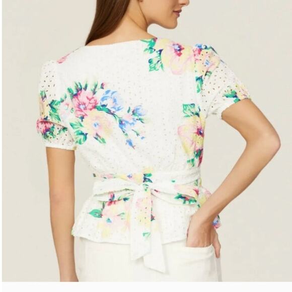 SLATE & WILLOW top Size Small Floral Spring - Picture 3 of 4